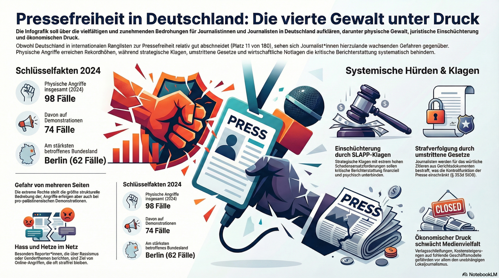 Politische Repressionen gegen kritische Journalisten in Europa: Ein Überblick mit Fokus auf Deutschland